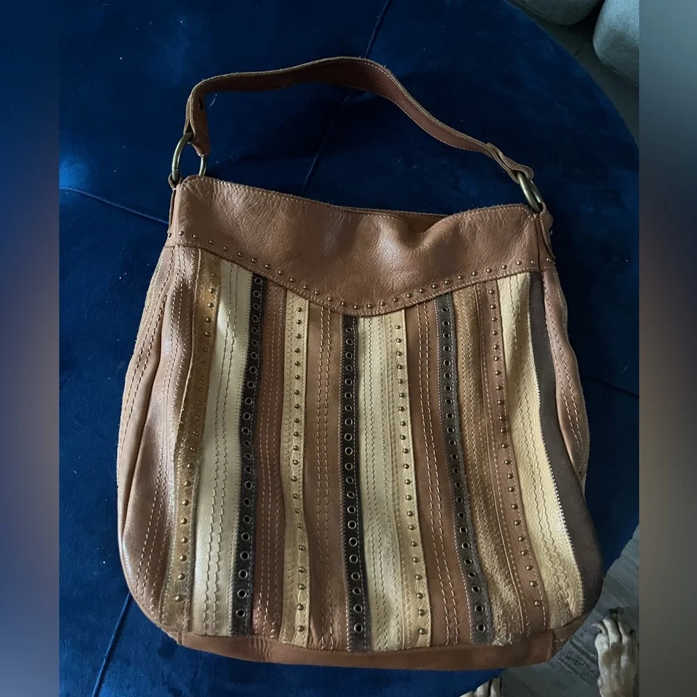 Fossil tan vegan leather tote - Picture 1 of 1